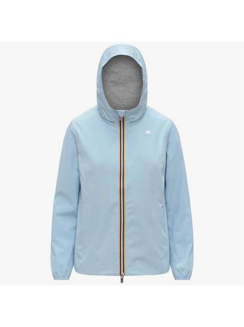 Giacca donna in tessuto nylon colore blu dream